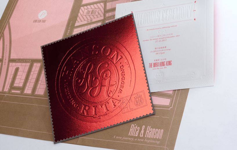 RITA & HANSON WEDDING INVITATION