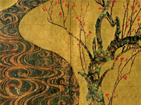 紅白梅図屏風