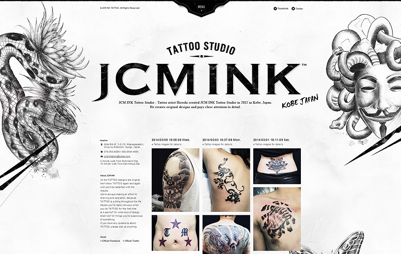 JCM INK Tattoo Studio width=